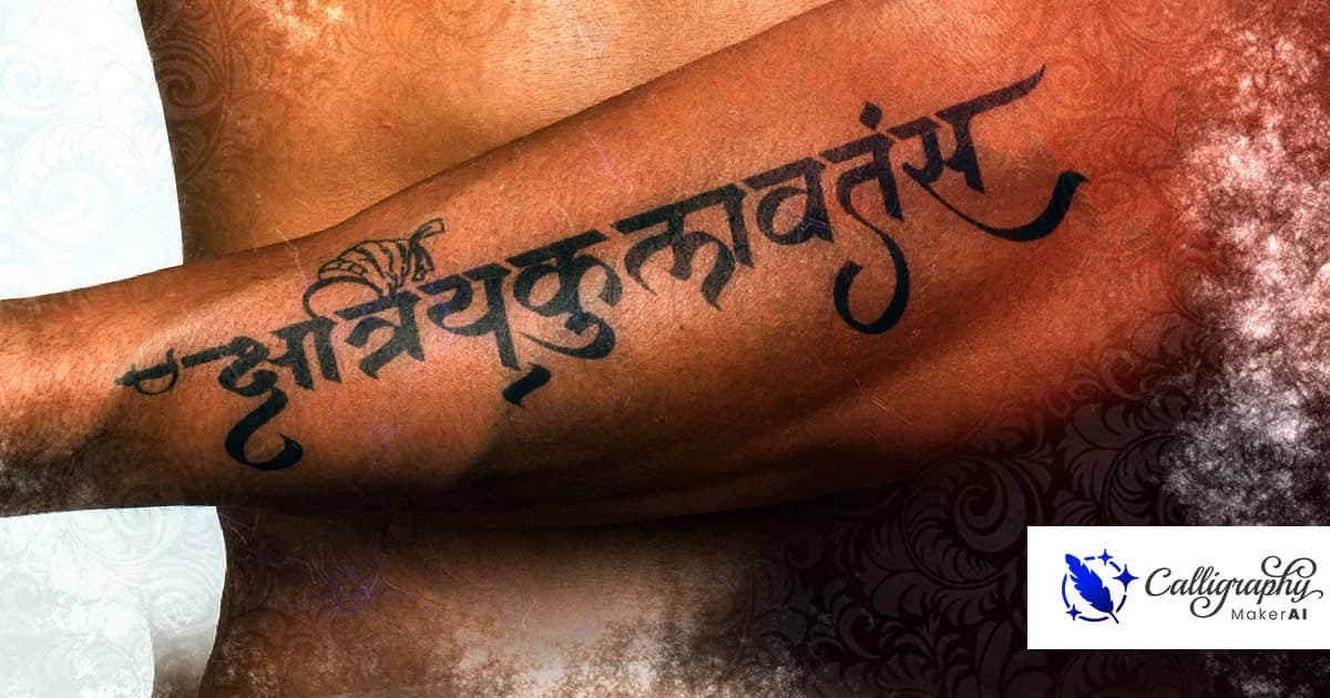 Calligraphy Tattoo Designs - Meaningful Body Art - Complete guide to calligraphy